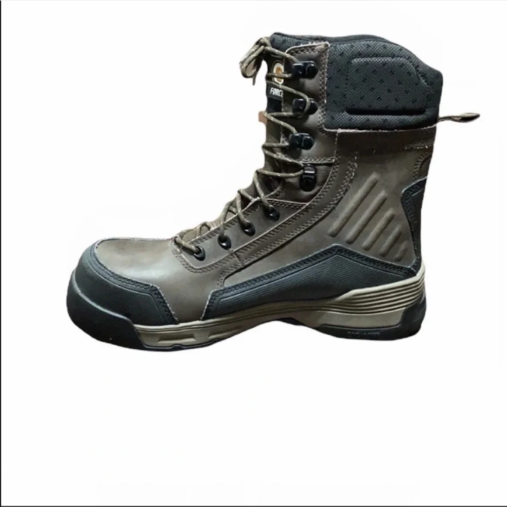 Carhartt CMA8346 Force Brown Waterproof Work Boot Size 9.5